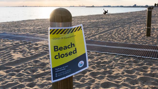 Mornington Peninsula locals have urged day-trippers and part-time residents to stay away.