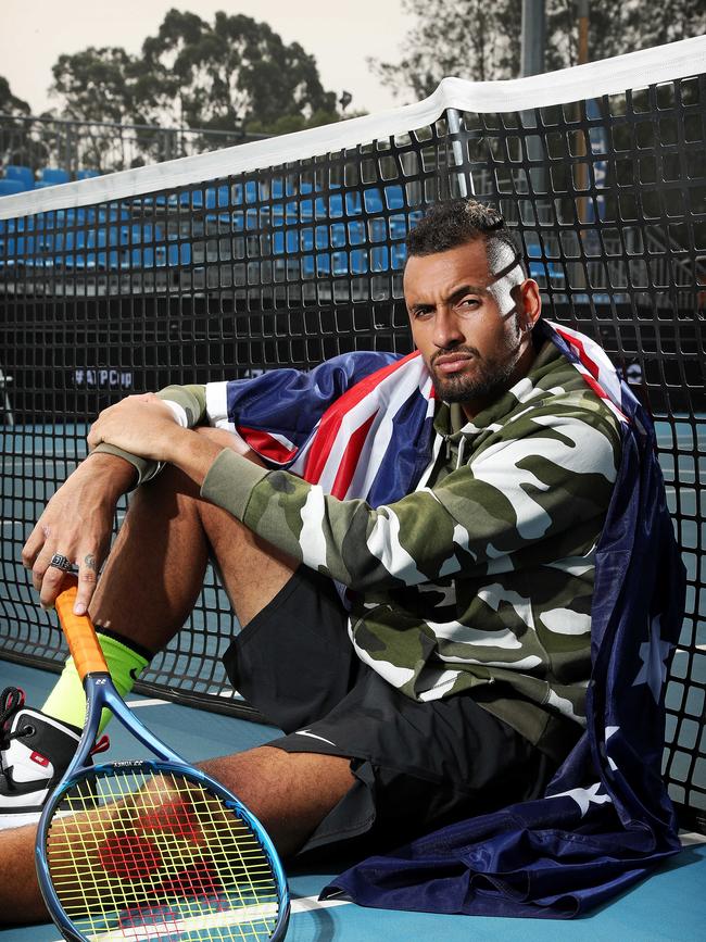 Australian Tennis player Nick Kyrgios. Picture: Tim Hunter