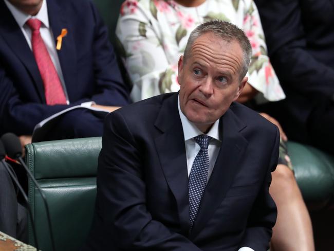 Opposition Leader Bill Shorten during Question Time. Picture: Gary Ramage