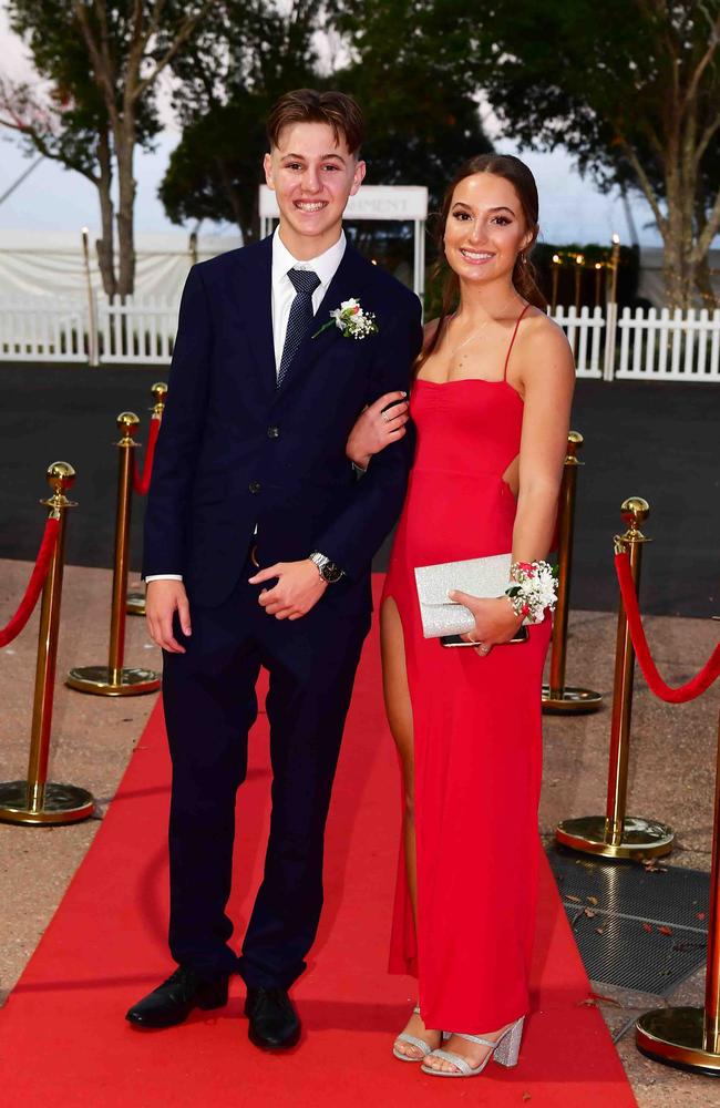 Mathew Cullen and Amelita Case at year 12 formal, Unity College. Picture: Patrick Woods.