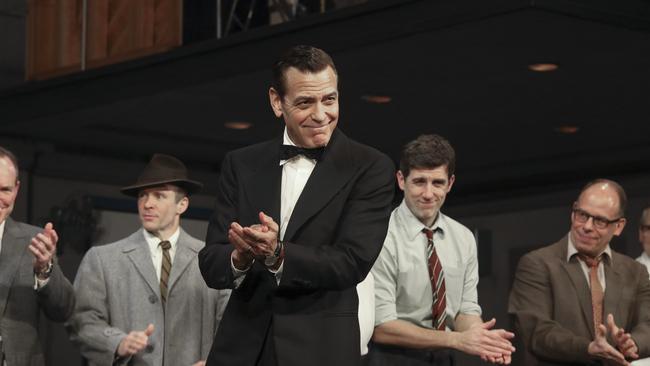 George Clooney appears at the Good Night, and Good Luck Broadway opening night on April 3. Picture: Andy Kropa/Invision/AP