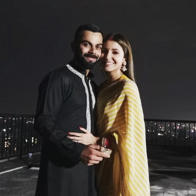 Indian cricketer Virat Kohli and his Bollywood actress wife Anushka Sharma. Picture: Instagram