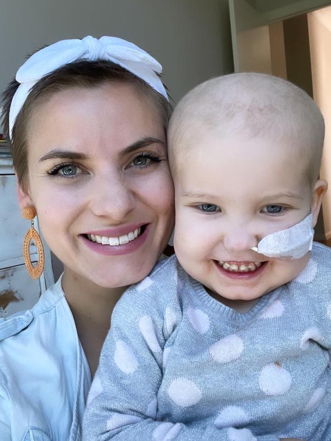 Karlie Ross is sharing the' raw, unfiltered journey of childhood cancer' as her daughter Ellie faces the battle of a lifetime at the age of two.