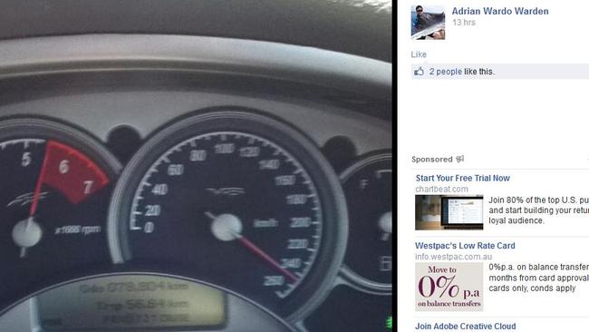 A screenshot of one of the responses when Facebook user "Fuhrer" uploaded a video of himself doing more than 200km/h on a public road.