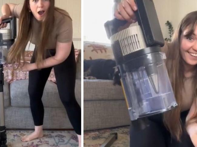 Save over $400 on the amazing Shark Stratos Corless Pet Pro Vacuum PLUS this Boxing Day. Picture: TikTok/@sharkhomeau