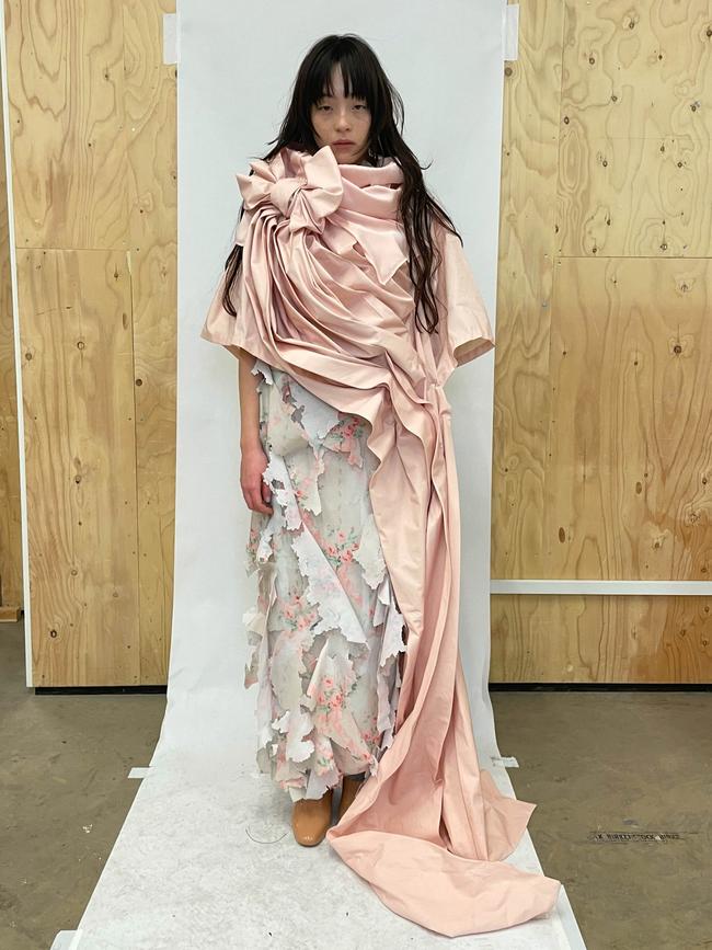 Pendergast's designs from her MA collection at Central Saint Martins. Picture: Supplied