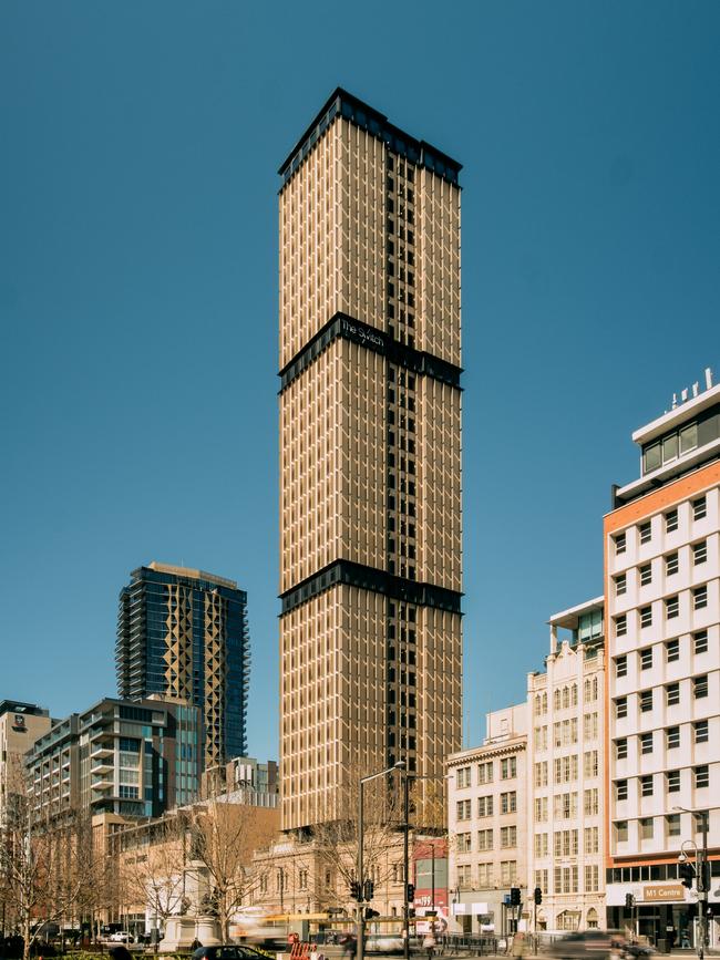 The Switch building on North Terrace. Picture: Supplied