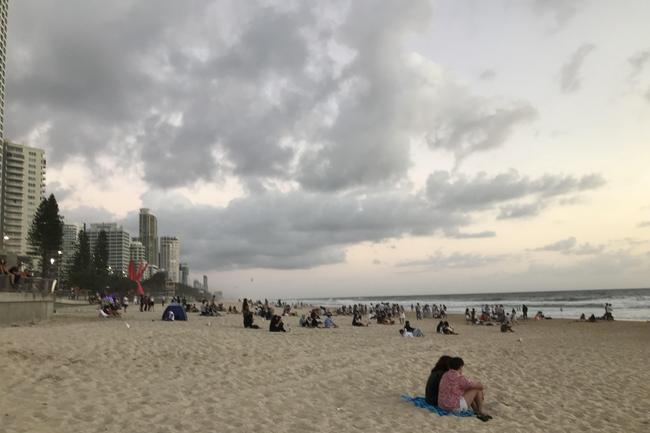 Gold Coast New Year's Day in Surfers Paradise. Picture: Emily Halloran 