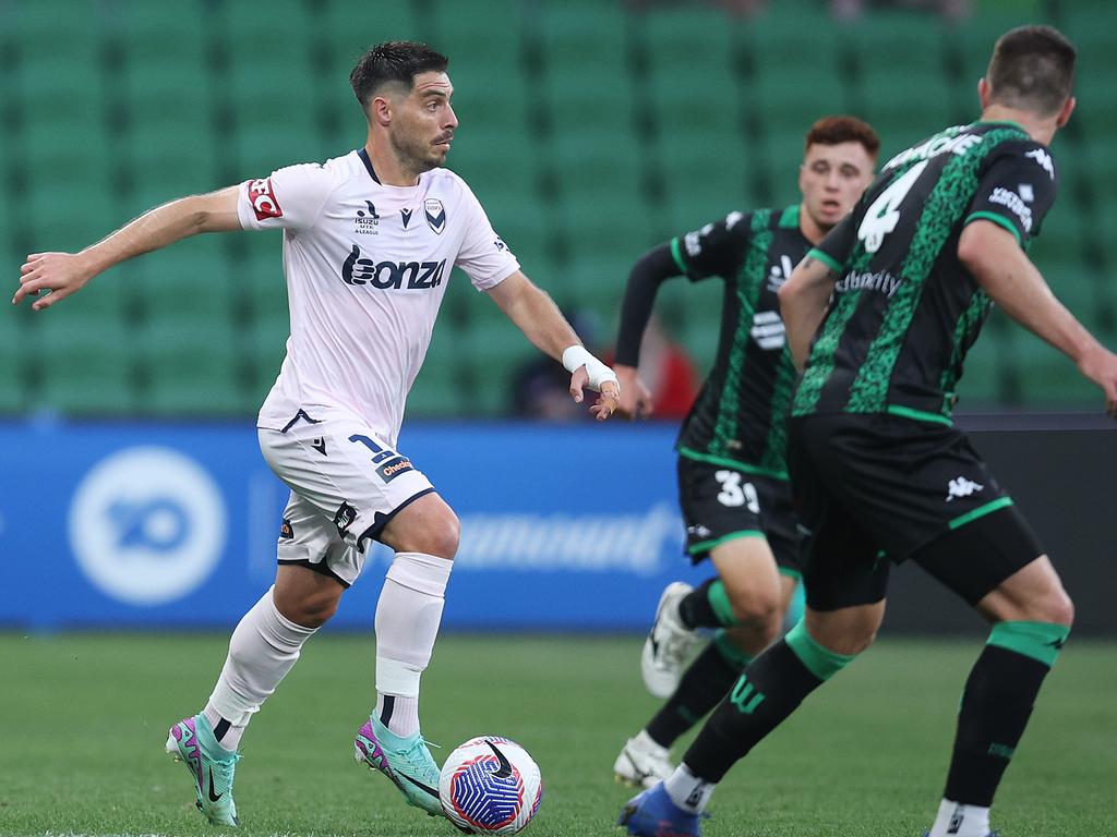 Just 3058 people attended the match between Western United and Melbourne Victory at AAMI Park last week. Picture: Daniel Pockett/Getty Images