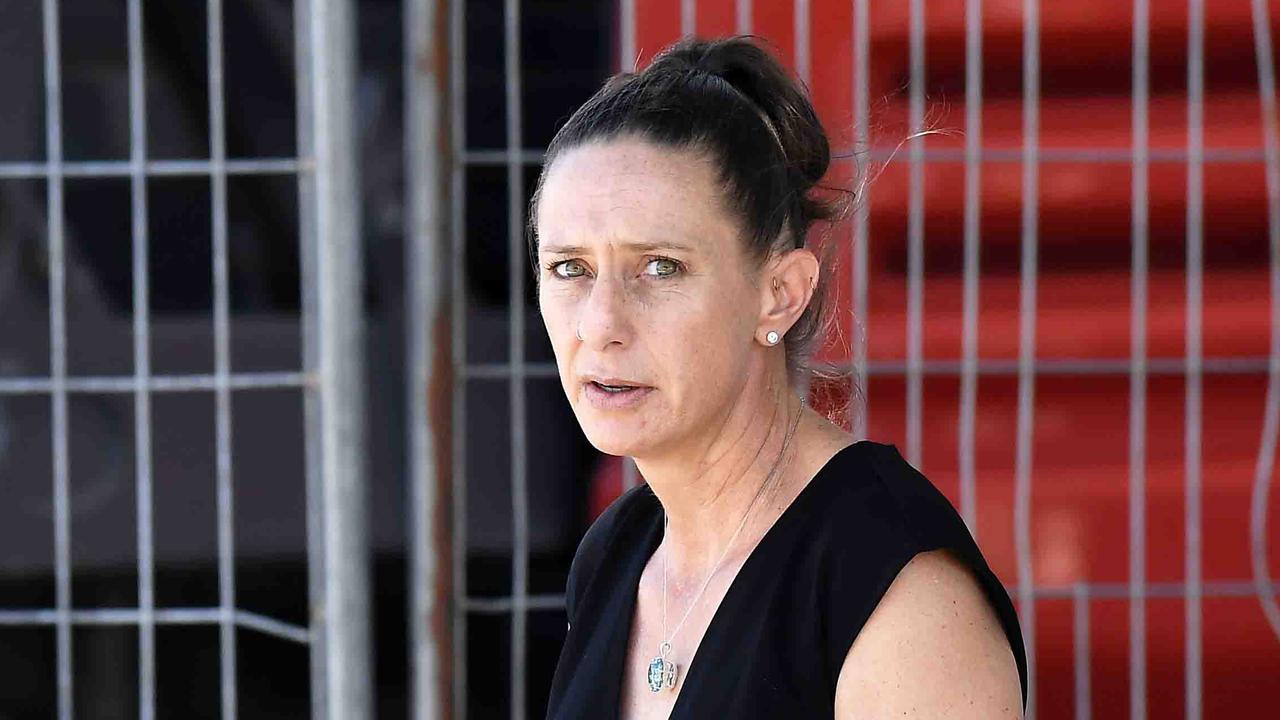 Bronwyn Sherie Holcombe leaves Maroochydore Court House. Picture: Patrick Woods.