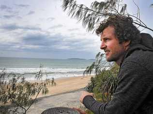 Epic Ocean Adventures tour guide Tyron van Santen after whale encounter off Double Island Point . Picture: Renee Albrecht