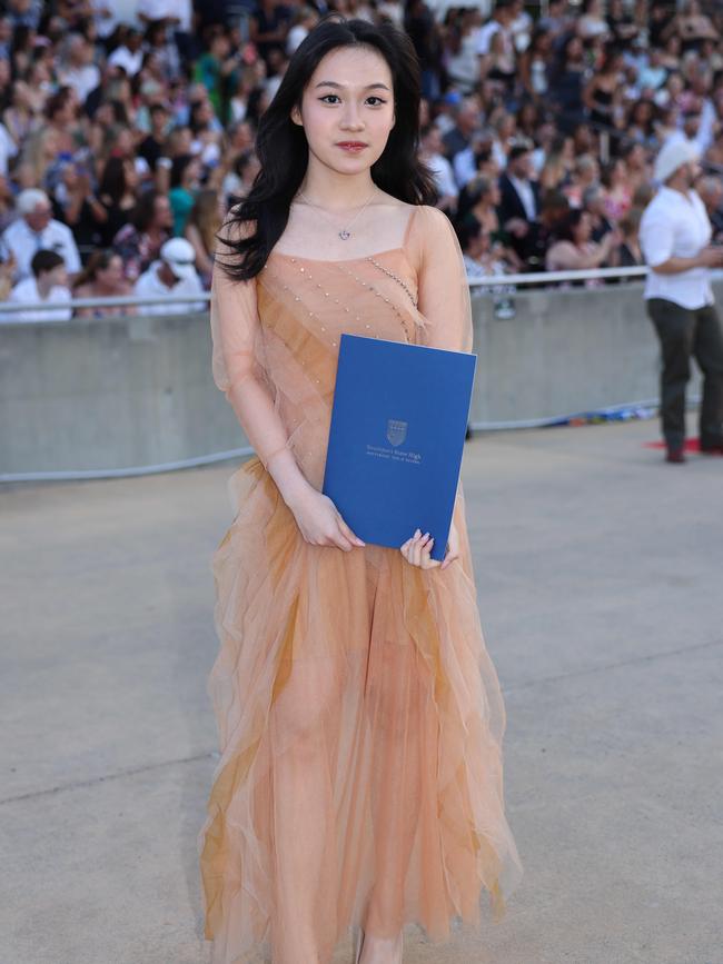 Jolyn Nguyen at the Southport State High School Formal at SeaWorld. Picture, Portia Large.