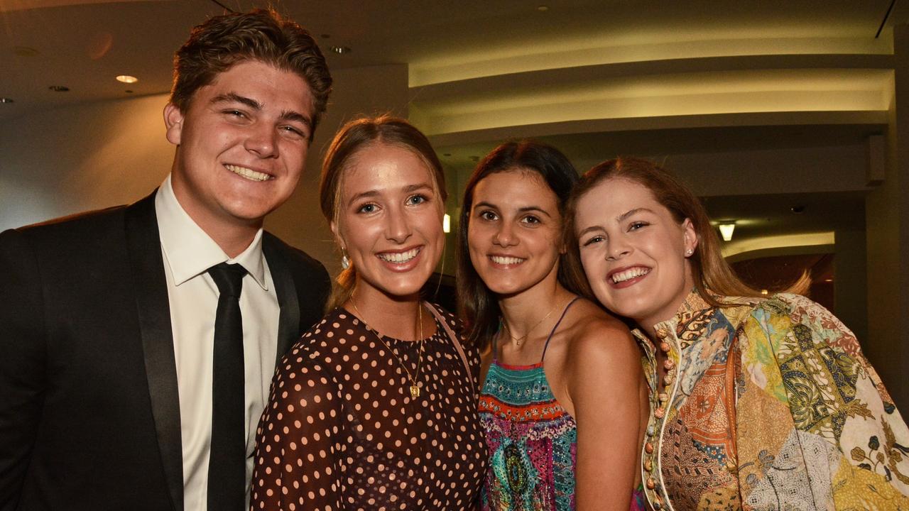 James, Frizelle, Ally Frizelle, Anna Eddy and Georgia Frizelle at Gold Coast Business Excellence Awards Hall of Fame induction at The Star Gold Coast. Picture: Regina King.