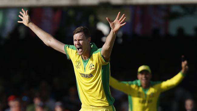 Jason Behrendorff has been a revelation as a new-ball bowler for Australia. Picture: AFP