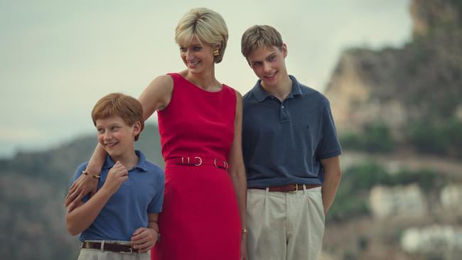 Elizabeth Debicki as Princess Diana in season 6 of The Crown. Picture: Daniel Escale/Netflix