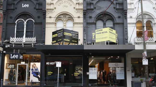 Stores along Chapel Street have struggled in recent years. Picture: David Caird