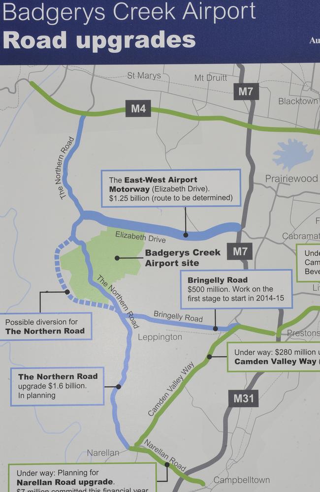 Soaring ahead: The roads infrastructure required to support the proposed Badgerys Creek Airport.