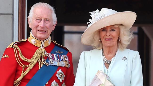 King Charles and Queen Camilla at Buckingham Palace in June. Picture: Getty Images