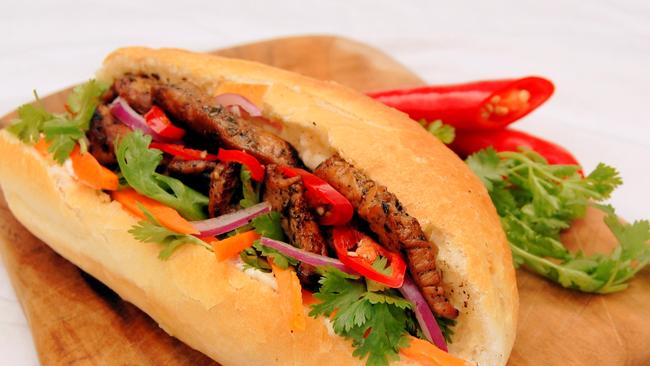 Banh Mi is a traditional Vietnamese sandwich.