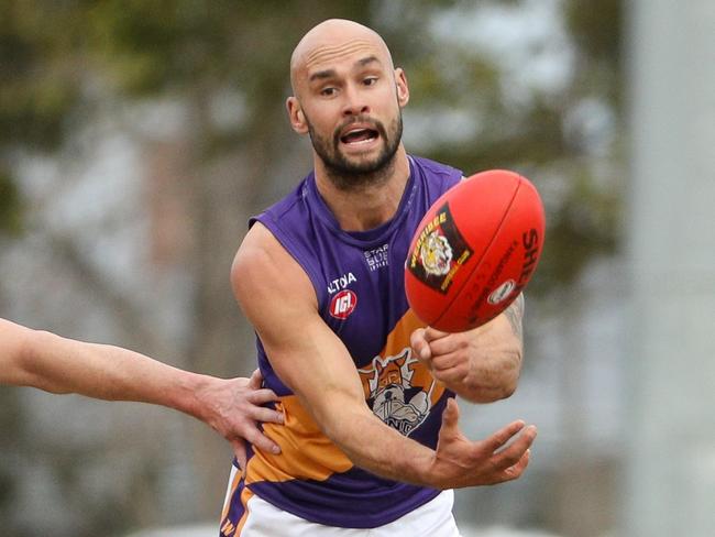 Steve Kennedy in action for Altona in the WRFL. Picture: Local Legends Photography