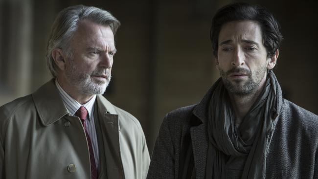 Sam Neill and Adrien Brody in <i>Backtrac</i>                        <i>k.</i> Picture: Mark Rogers.