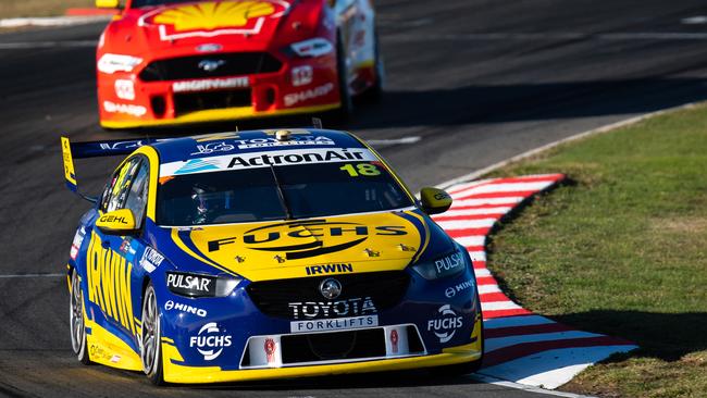 Mark Winterbottom racing at Symmons Plains at the weekend. Picture: Getty Images