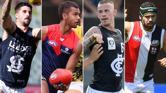 Could these men receive an AFL lifeline in next month's mid-season draft?