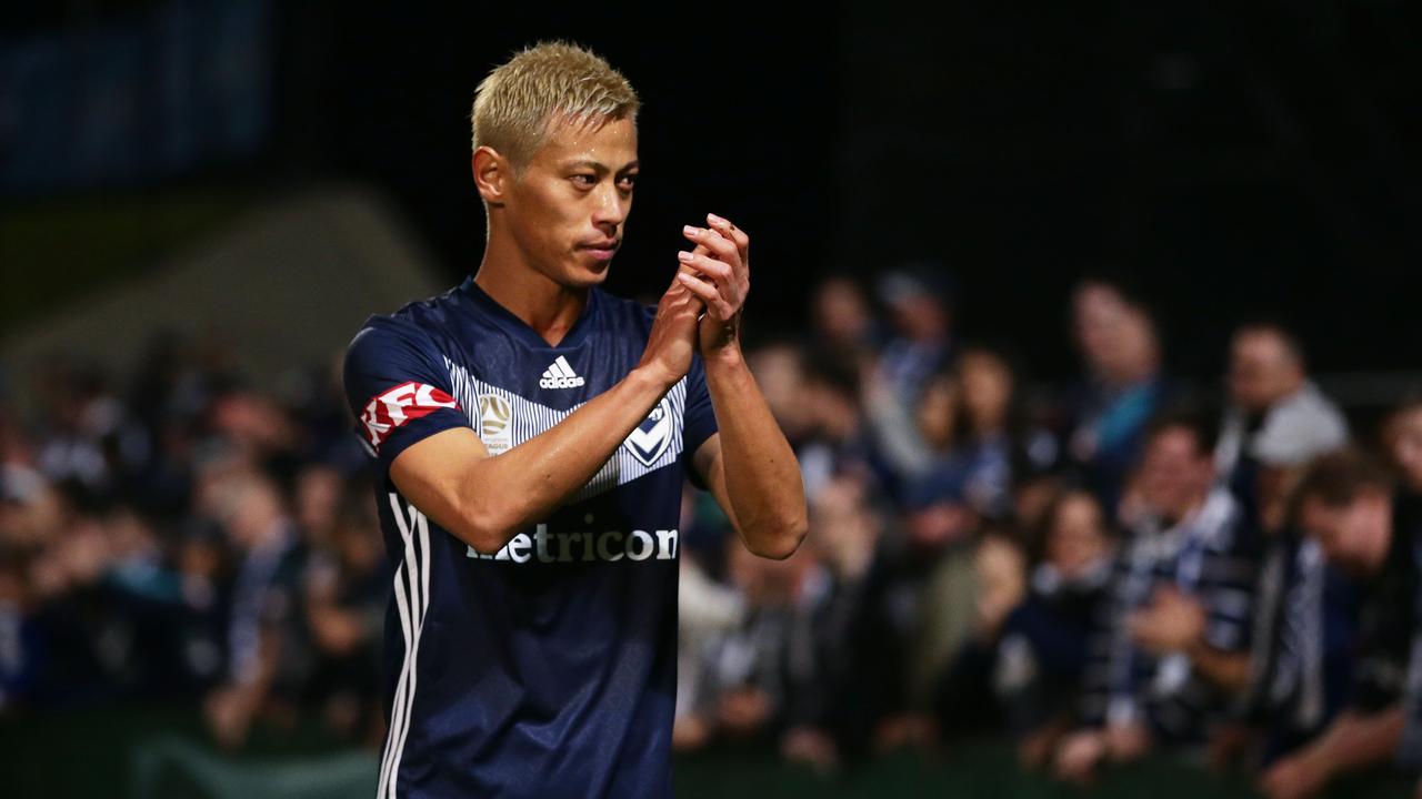Keisuke Honda will play his last game for Melbourne Victory in the AFC Champions League against Sanfrecce