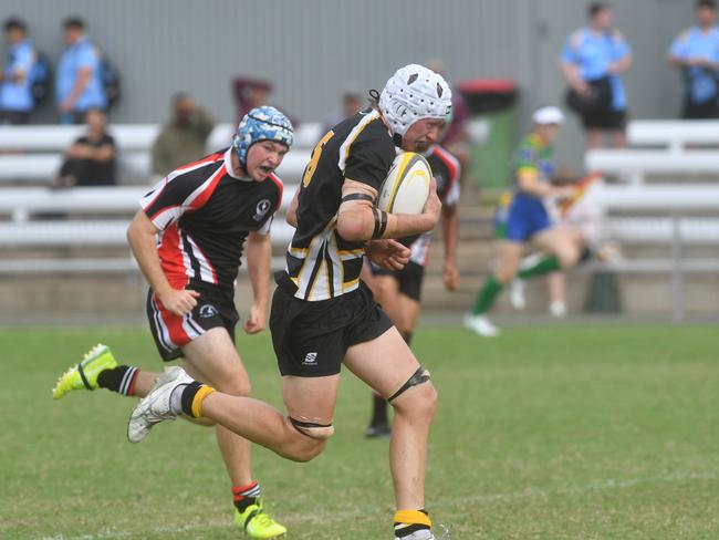 QLD Rugby Union State Championships (17-18 years boys) at the Townsville Sports Precinct. Saturday May 24. Wide Bay against Capricorn. Picture: Evan Morgan