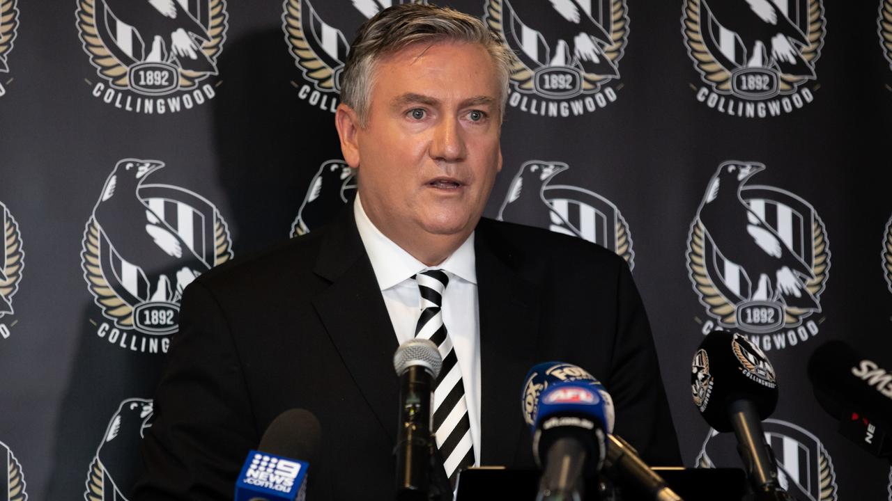 Eddie McGuire stepped down as Collingwood president after the club’s racism report was released.