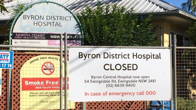 NSW Health decommissions the old Byron hospital site in 2016 when the new hospital was built at 54 Ewingsdale Road.