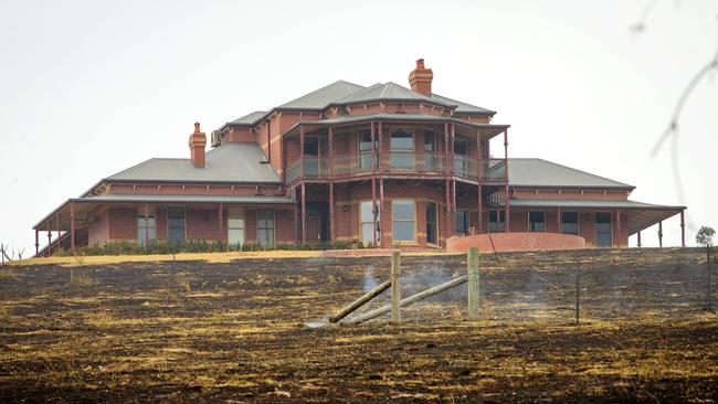 There is a bushfire burning in the Bunyip State Park. Picture: Mark Stewart