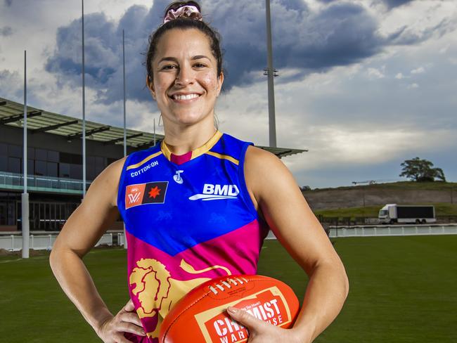 Ally Anderson ahead of last year’s decider against Melbourne. Picture: NIGEL HALLETT