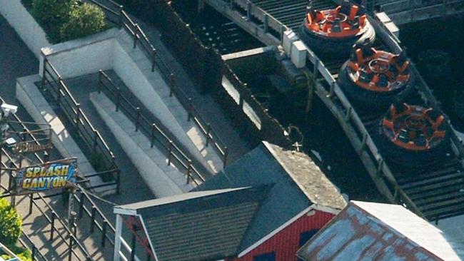 A schoolgirl has died at Drayton Manor Park in the UK. Picture: SWNS/Mega.