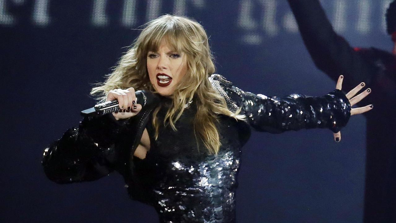 Taylor Swift has been criticised by some members of the country music community for ‘going political’. Picture: AFP