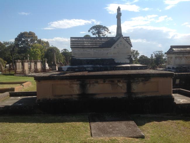 The famous beer brewing Toohey family’s tomb at Rookwood.