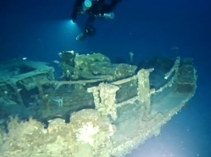 The divers made a remarkable discovery. Picture: The Project