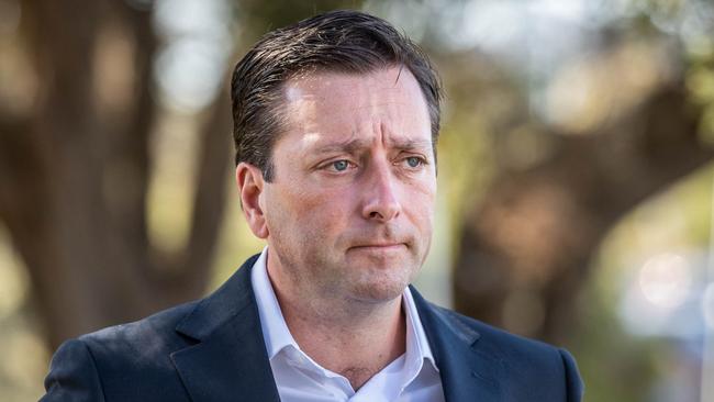 Matthew Guy dubbed the state government’s announcement as a ‘hoax’ given the delay in construction. Picture: Jake Nowakowski