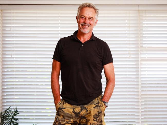 Cameron Daddo enjoys different forms of exercise and eats in moderation. Picture: Justin Lloyd