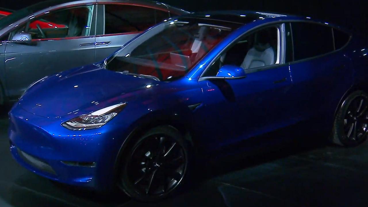 Elon Musk revealed the Model Y in California today.