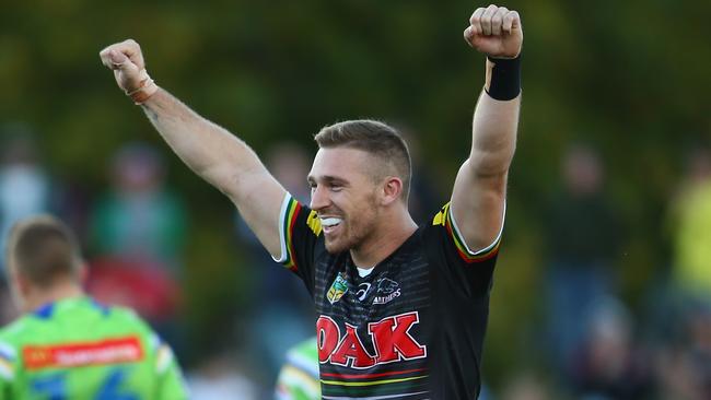 Bryce Cartwright starred in Penrith’s win over the Canberra Raiders in Bathurst.