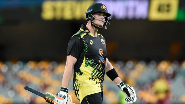 Steve Smith was filthy he couldn’t push his T20 case in last year’s BBL. Picture: Getty