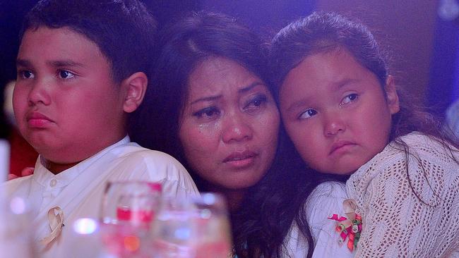 Families of the MH370 crew came together to pay tribute and mourn their loved ones at a special tribute dinner in Kuala Lumpur organised by the National Union on of Flight Attendants.