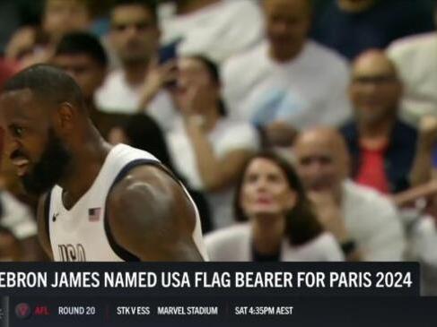 LeBron James named as USA flag bearer for Paris Olympics