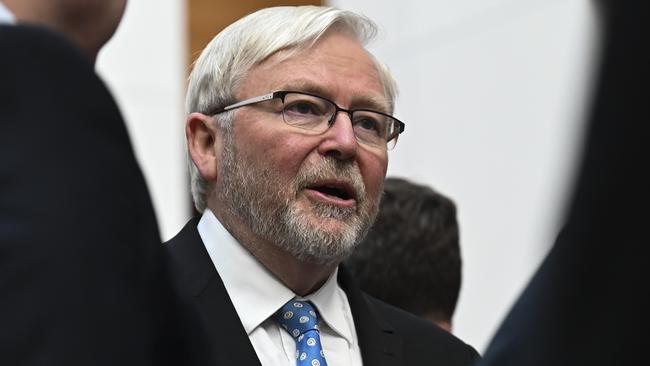 Kevin Rudd needs to make a judgment in the national interest over his own interests, writes Simon Benson. Picture: NCA NewsWire / Martin Ollman