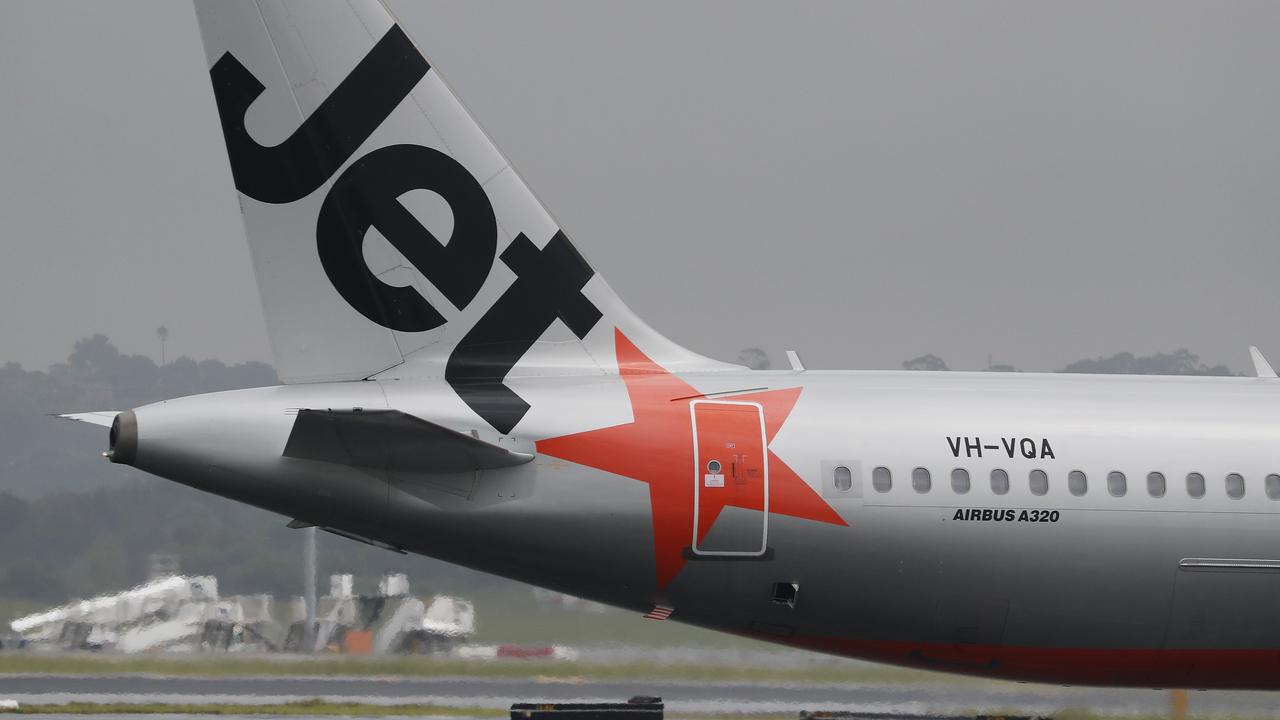 Jetstar allegedly abandoned passengers in Airlie Beach on Monday night after a flight from Hamilton Island was cancelled. Picture: NCA NewsWire / David Swift