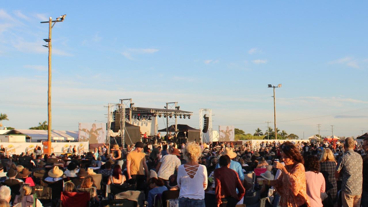 Hundreds rocked up to Burnett Heads for the Sounds of Rock Festival on Saturday night.