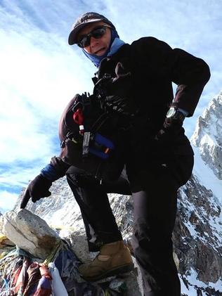 Mr Marchetti on the climb. Picture: Facebook