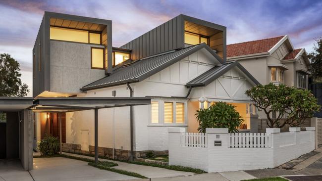The purchase was a traditional 1925 beachside precinct cottage that now has a modern two-storey rear extension. Picture: realestate.com.au