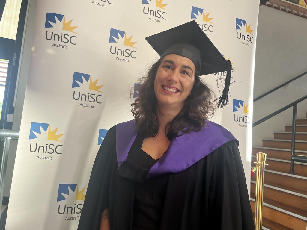 University medallist Sonne flores graduating with a degree in Animal Ecology.